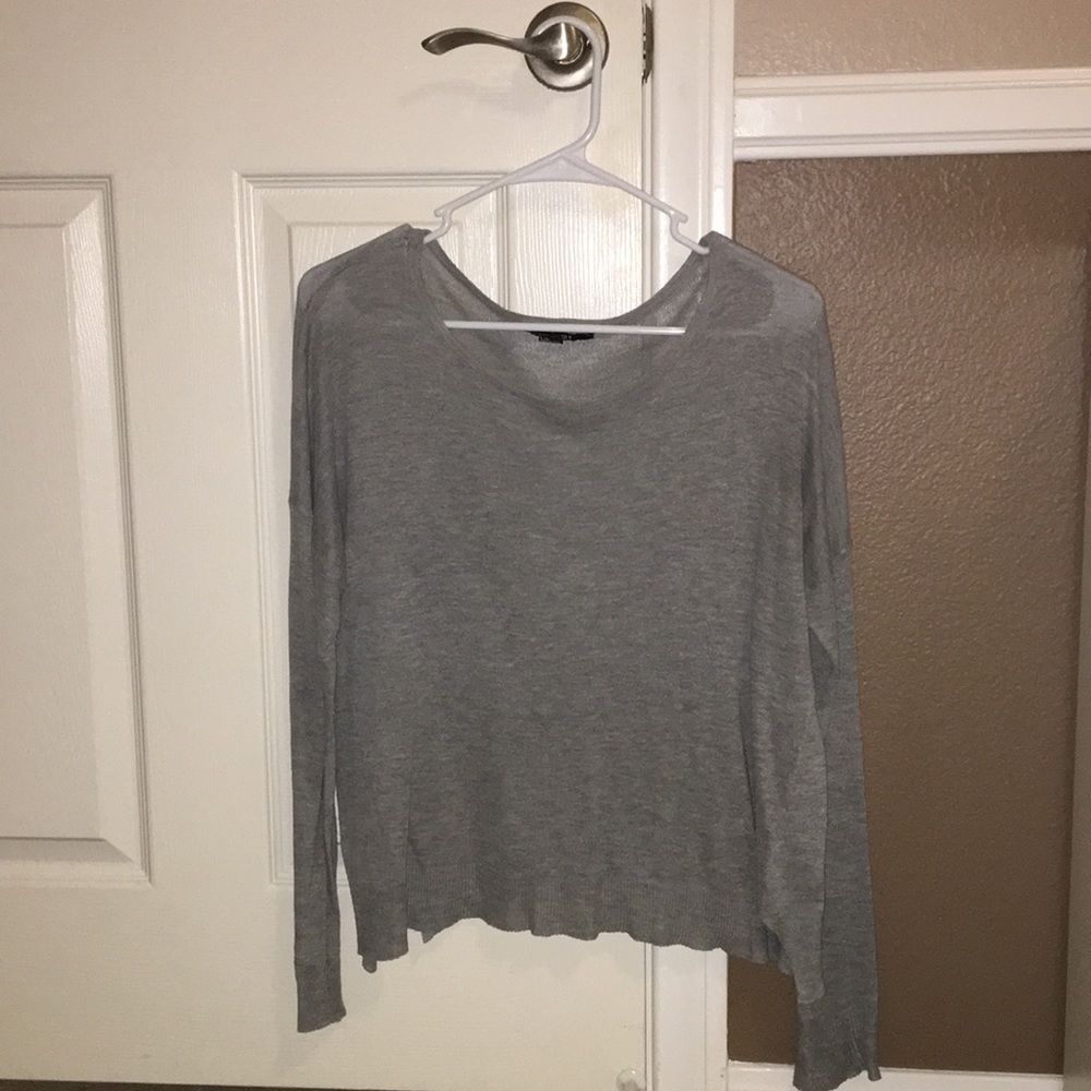 Gray Long Sleeve Shirt